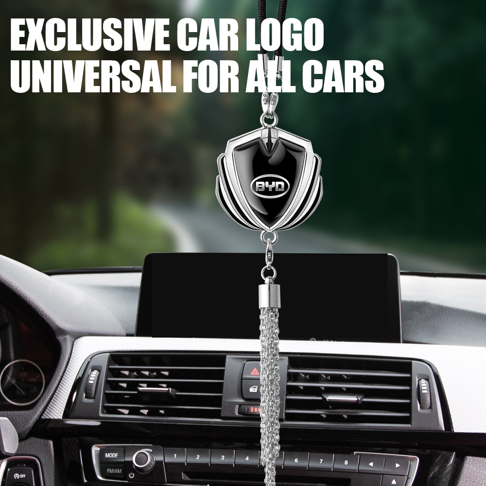 Car Accessories Mirror Hanging - Car Rearview Mirror Pendants Auto Emblem