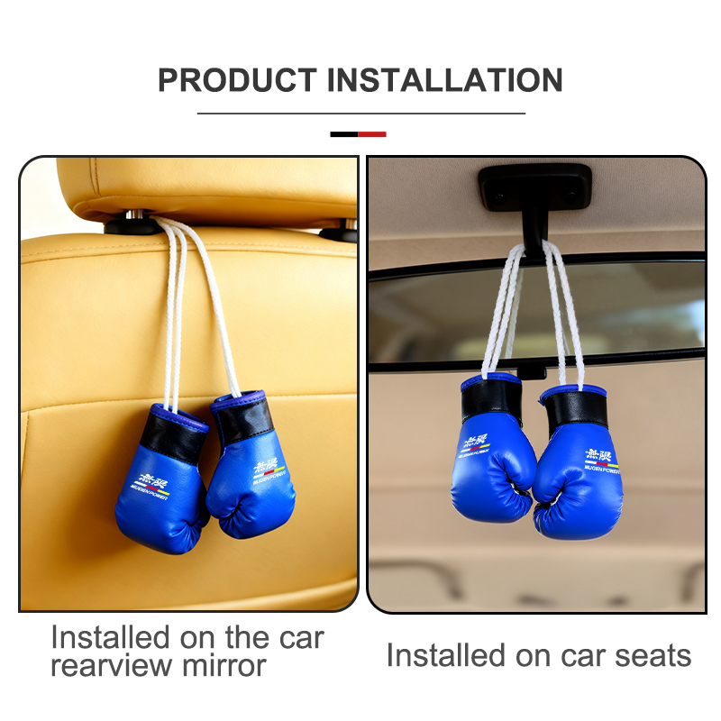 For Honda Car Boxing Gloves Re - Car Accessories Mirror Hanging recension och pris