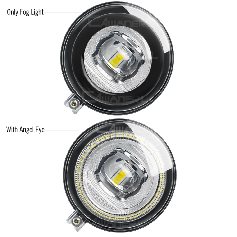 2 X Car LED Fog Light Angel Ey - Car Accessories Xcent recension och pris