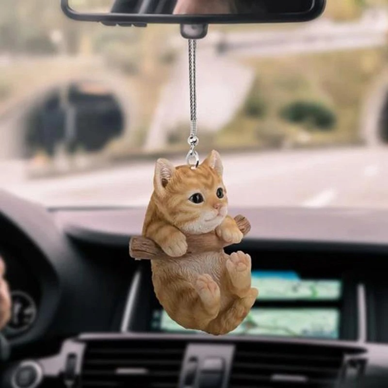 Car Pendant Mini Cat Dog Hangi - Car Accessories Mirror Hanging recension och pris