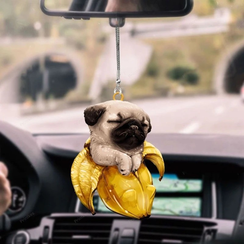 Car Pendant Mini Cat Dog Hangi - Car Accessories Mirror Hanging recension och pris