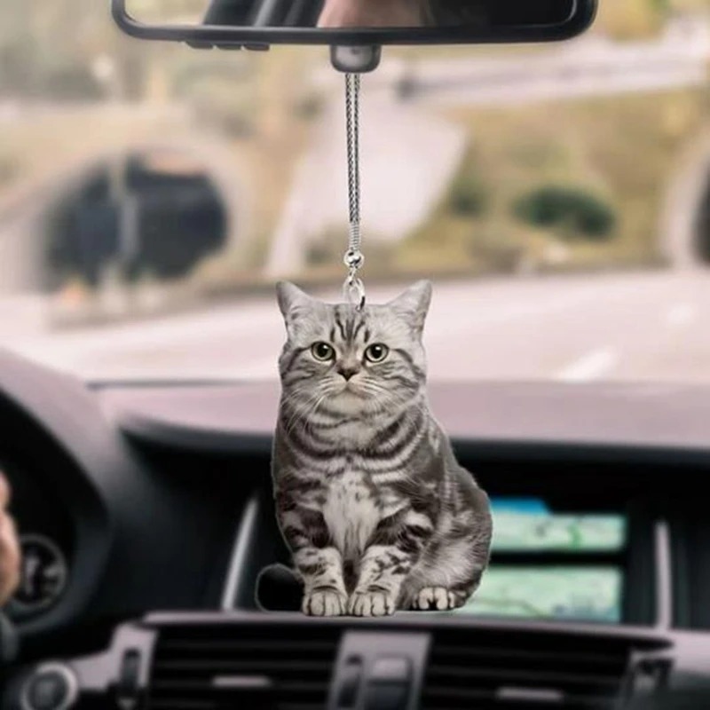 Car Pendant Mini Cat Dog Hangi - Car Accessories Mirror Hanging recension och pris