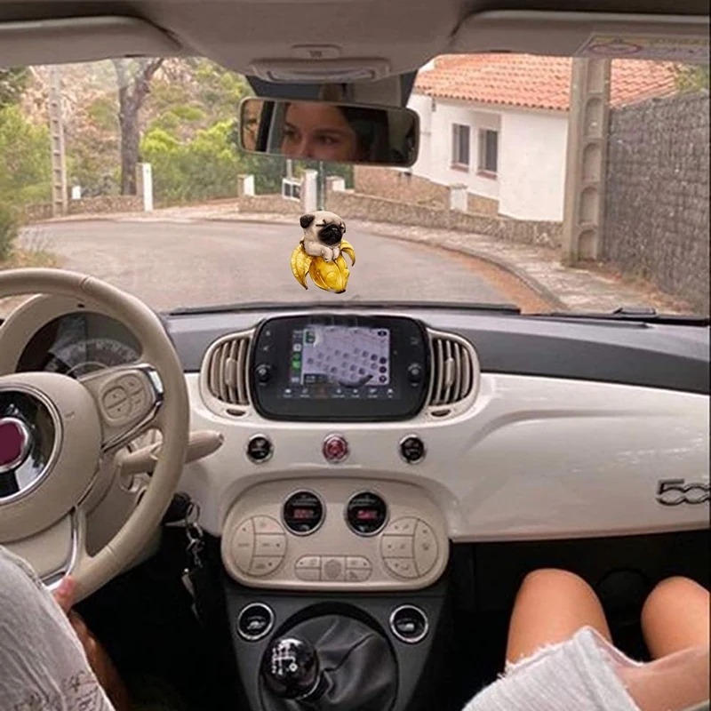 Car Pendant Mini Cat Dog Hangi - Car Accessories Mirror Hanging recension och pris