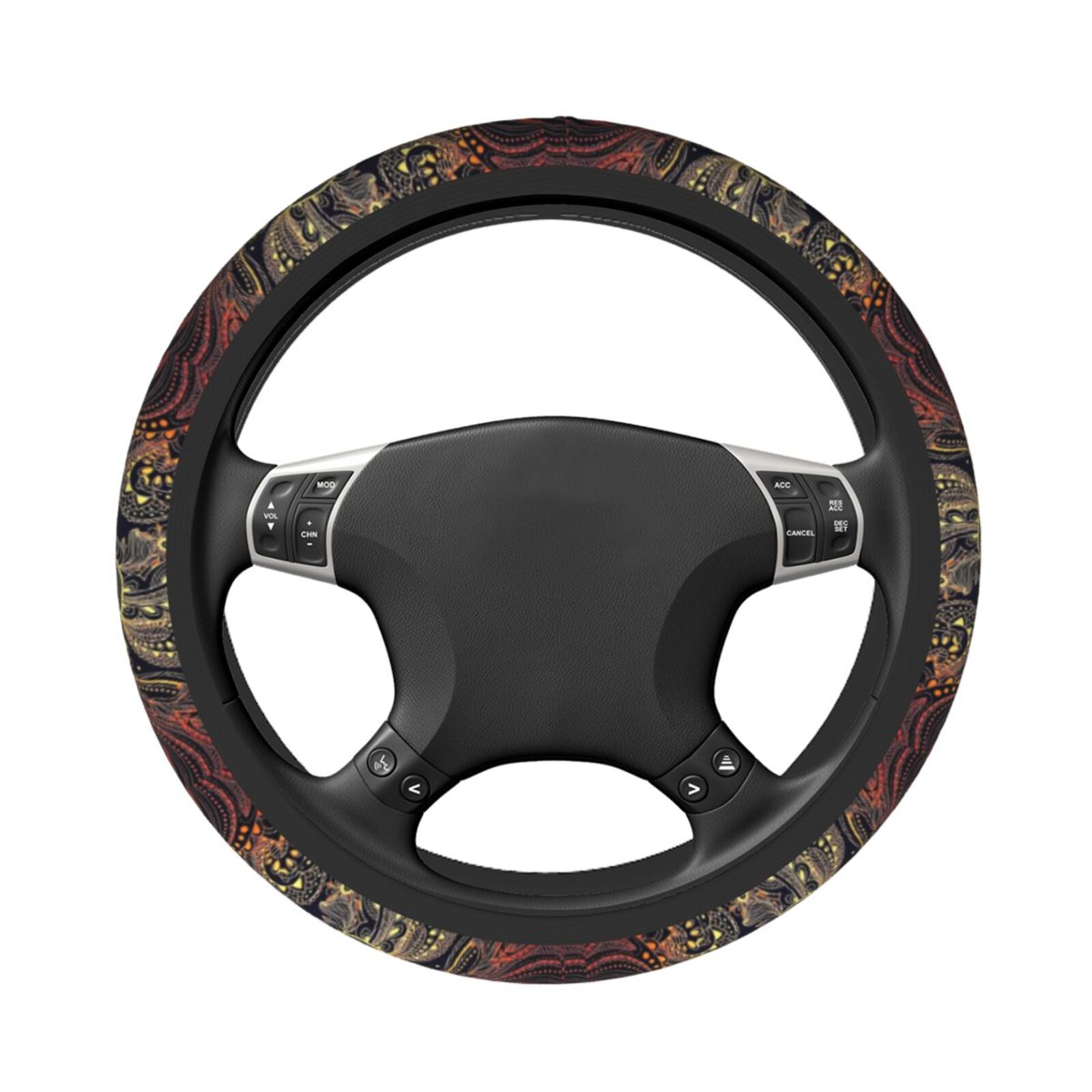 Phoenix Feather Print Steering - Car Accessories Phoenix recension och pris