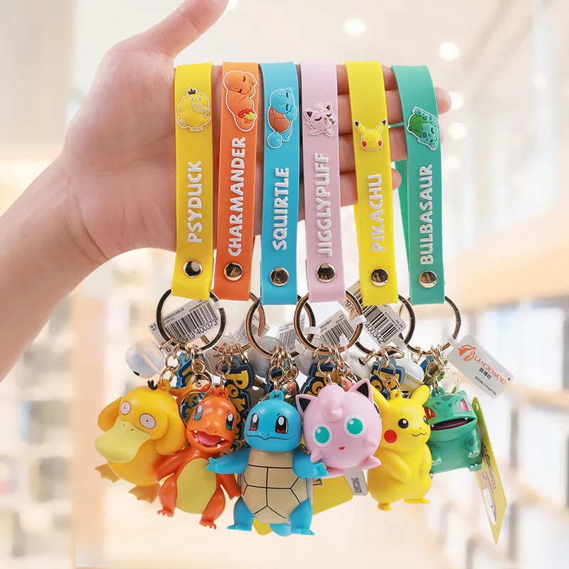Pokemon Keychain Anime Cute Pi - Car Accessories Xmas Gifts recension och pris