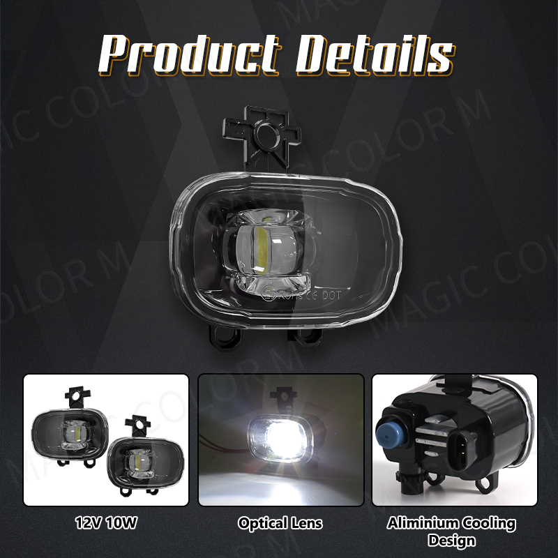 2PCs LED Fog Lights for Nissan - Car Accessories Xcent recension och pris
