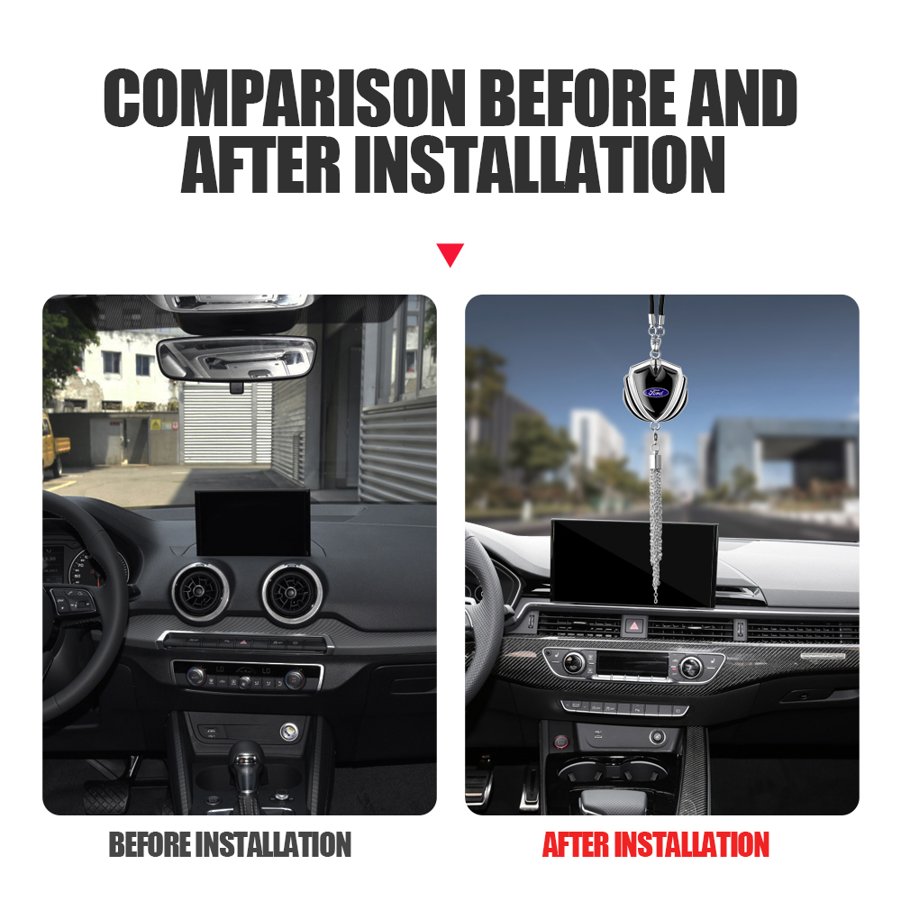 Car Rearview Mirror Hanging Pe - Car Accessories Mirror Hanging recension och pris