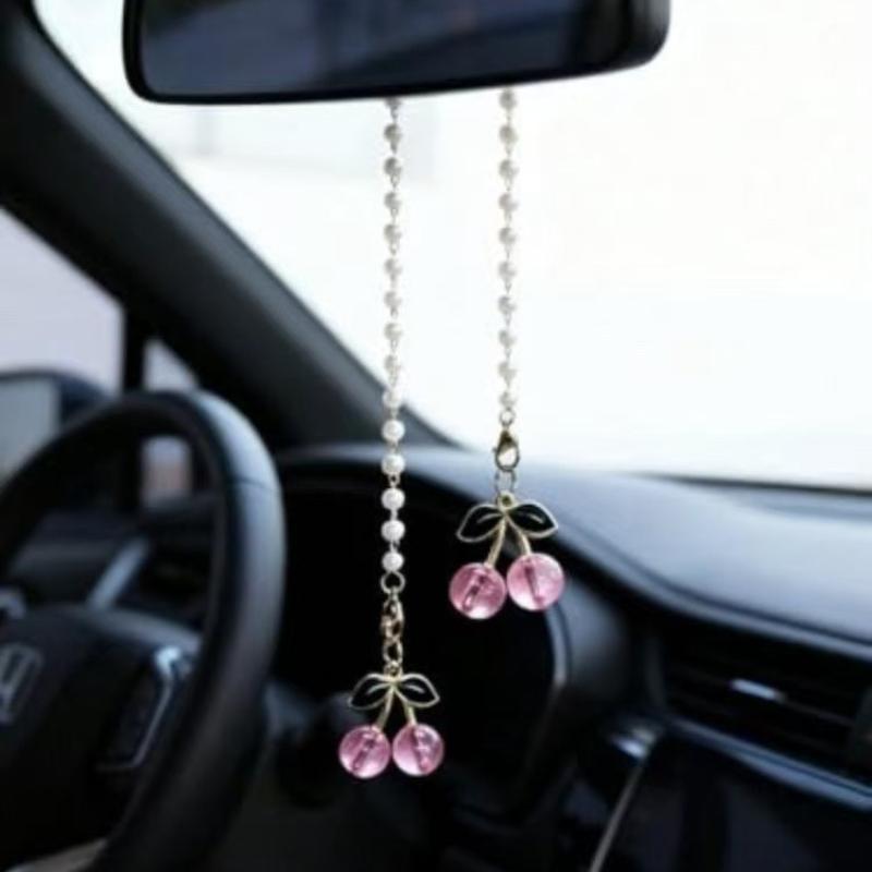 1Pcs Cherry Themed Car Rearvie - Car Accessories Mirror Hanging recension och pris