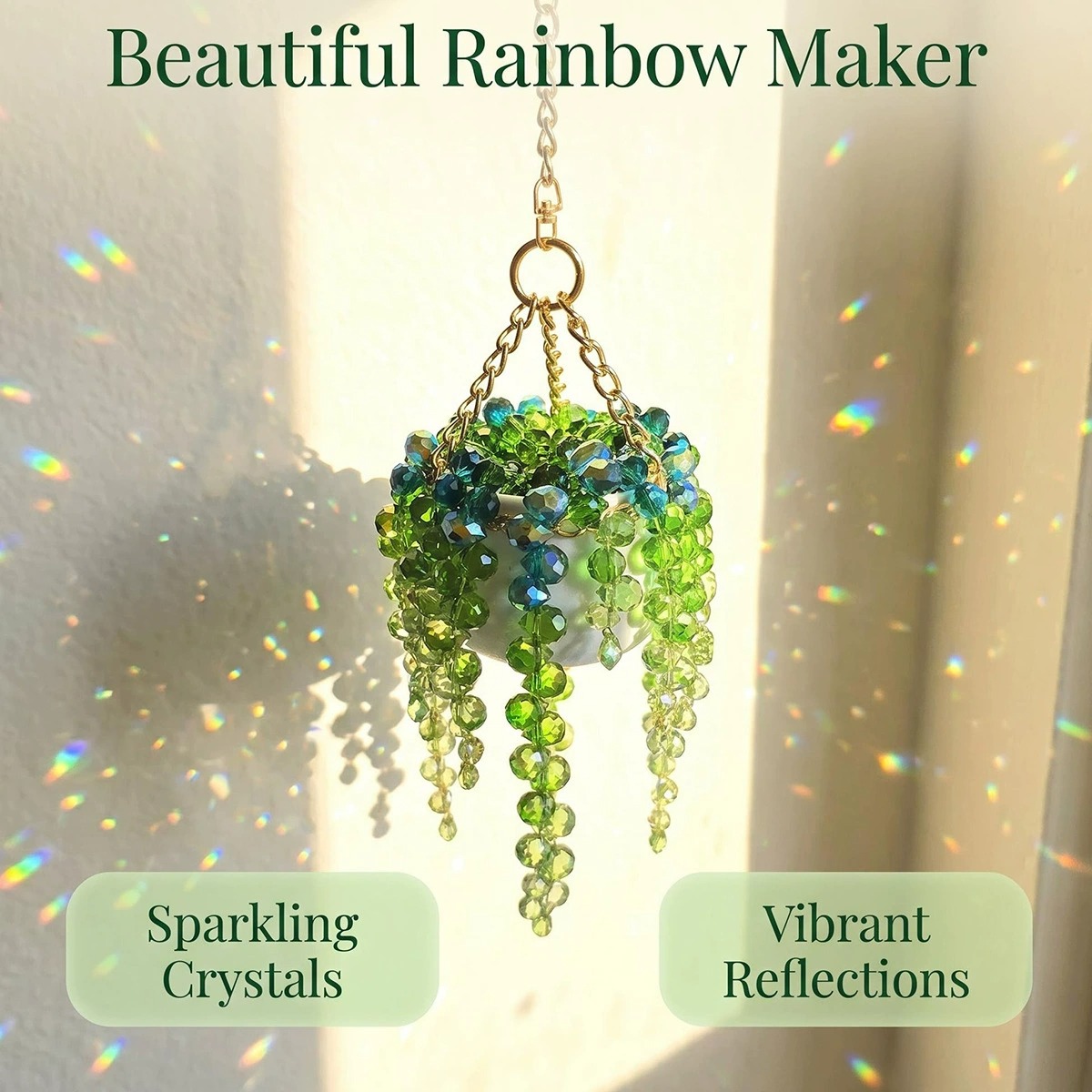 Handmade Crystal Bead Trailing - Car Accessories Mirror Hanging recension och pris