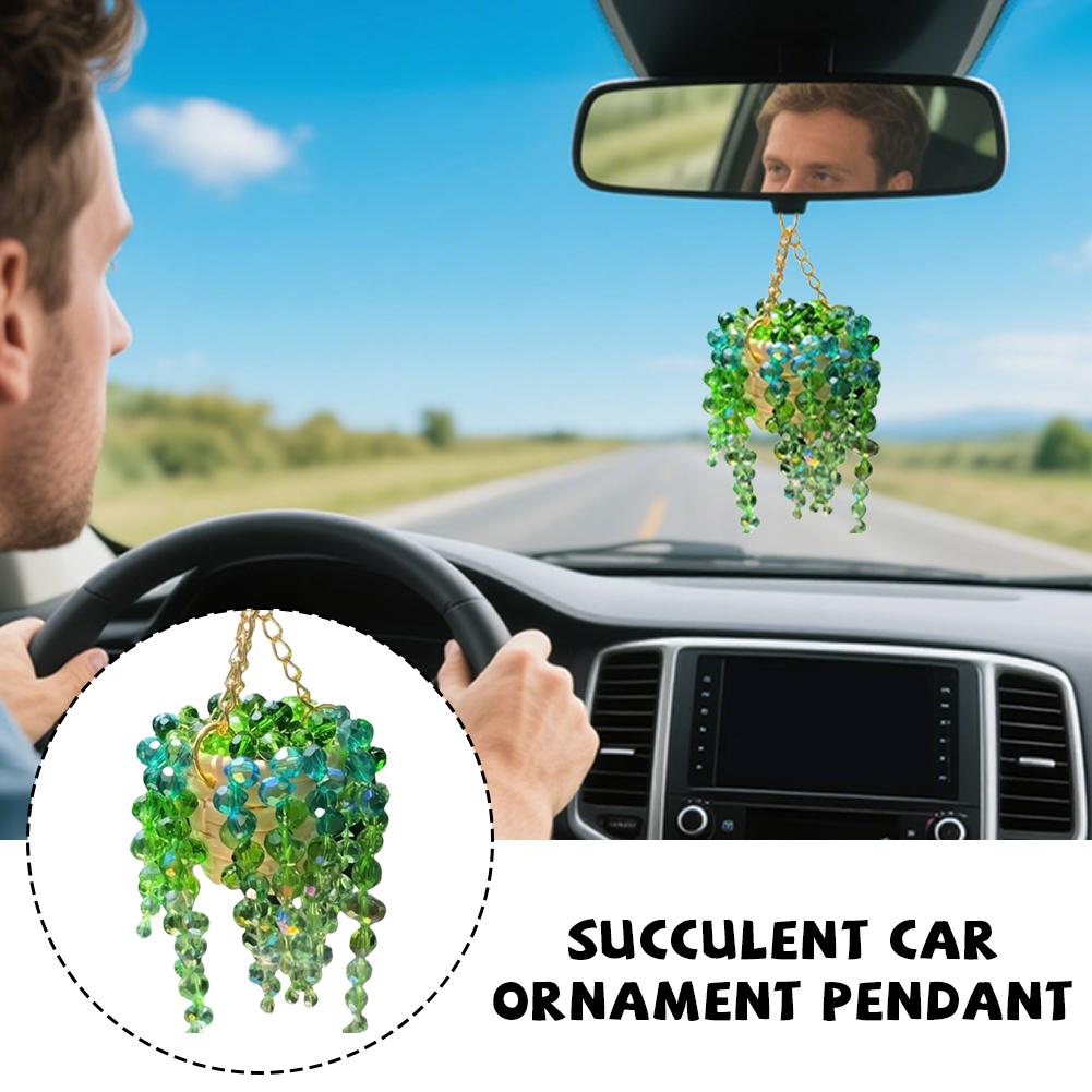 Handmade Crystal Bead Trailing - Car Accessories Mirror Hanging recension och pris