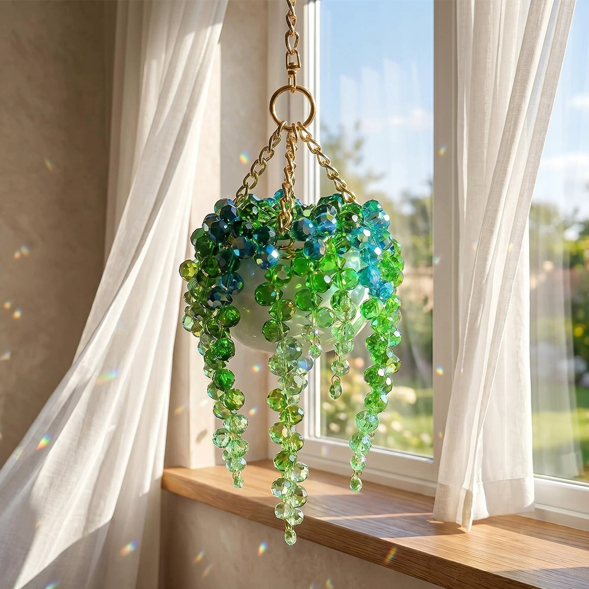 Handmade Crystal Bead Trailing - Car Accessories Mirror Hanging recension och pris