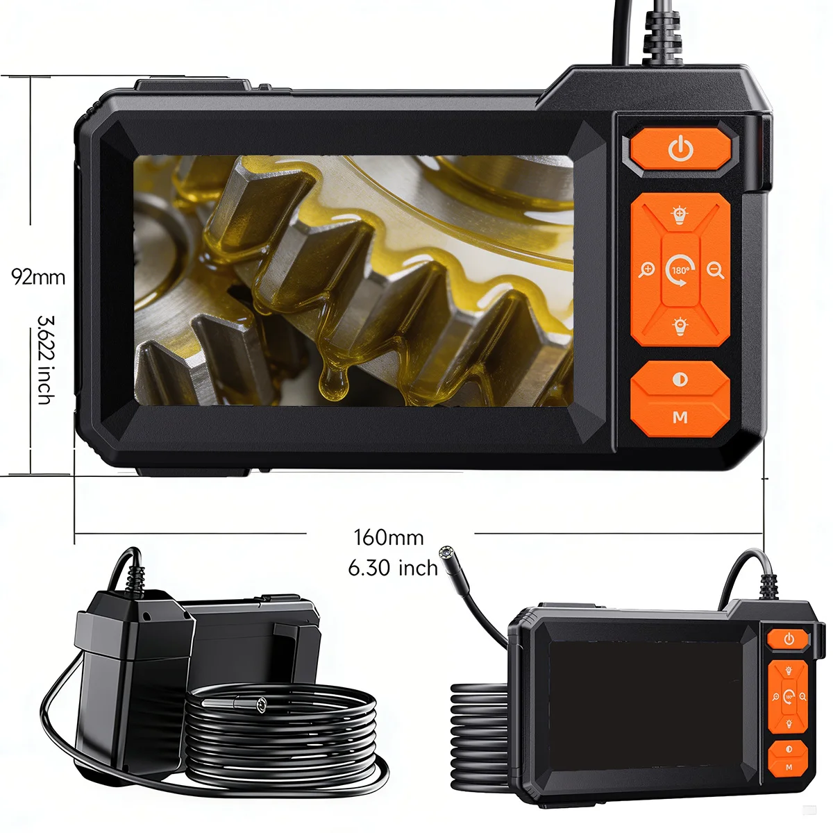 Endoscope Camera 1080P 8mm Sin - Car Accessories Mirror Hanging recension och pris